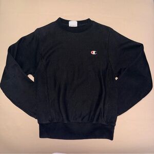 Champion Black Crewneck Sweater